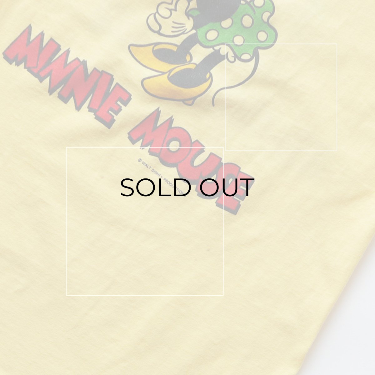 画像8: 70's-80's Walt Disney CHARACTER COTTON W-PRINT S/S TEE "MINNIE MOUSE" (8)