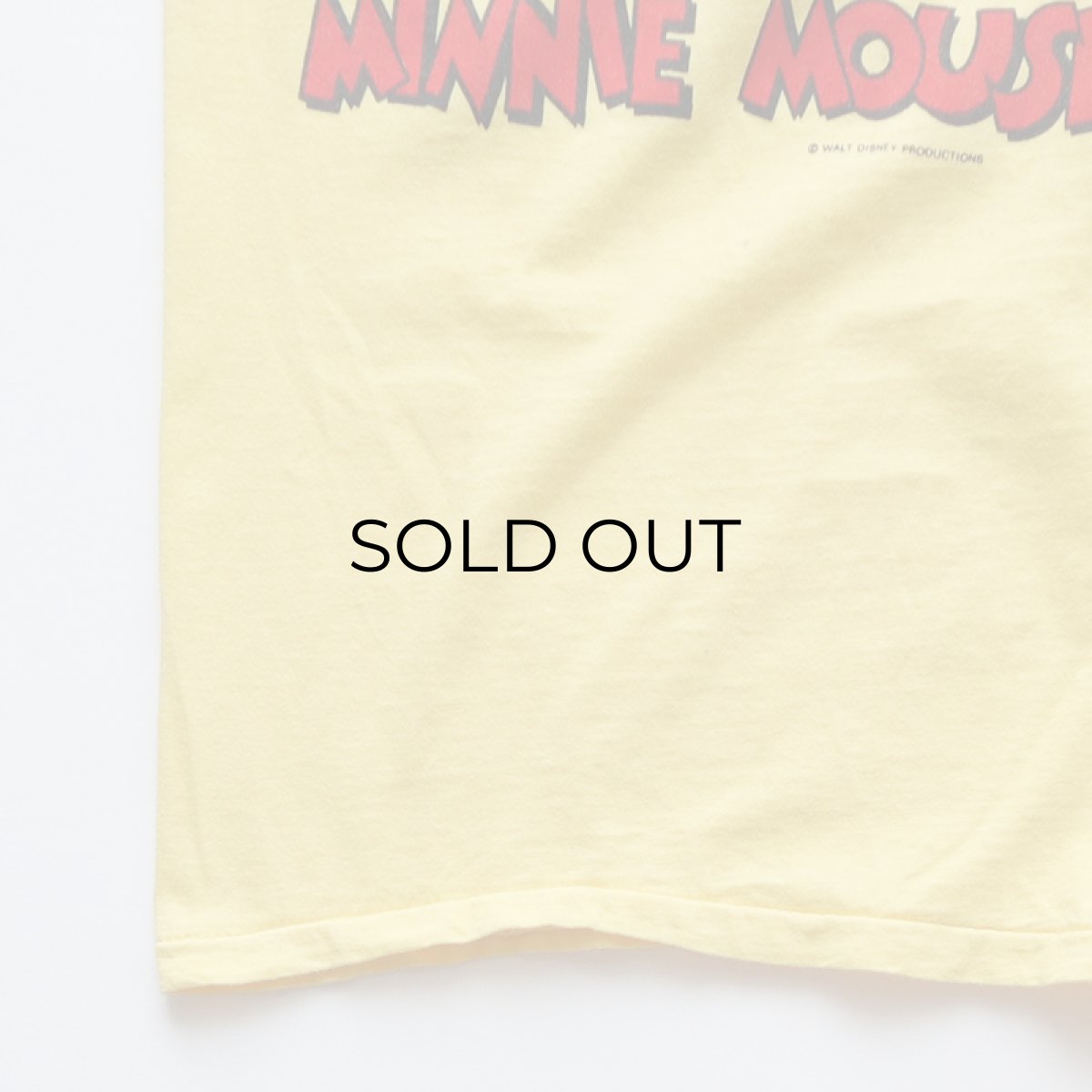 画像5: 70's-80's Walt Disney CHARACTER COTTON W-PRINT S/S TEE "MINNIE MOUSE" (5)