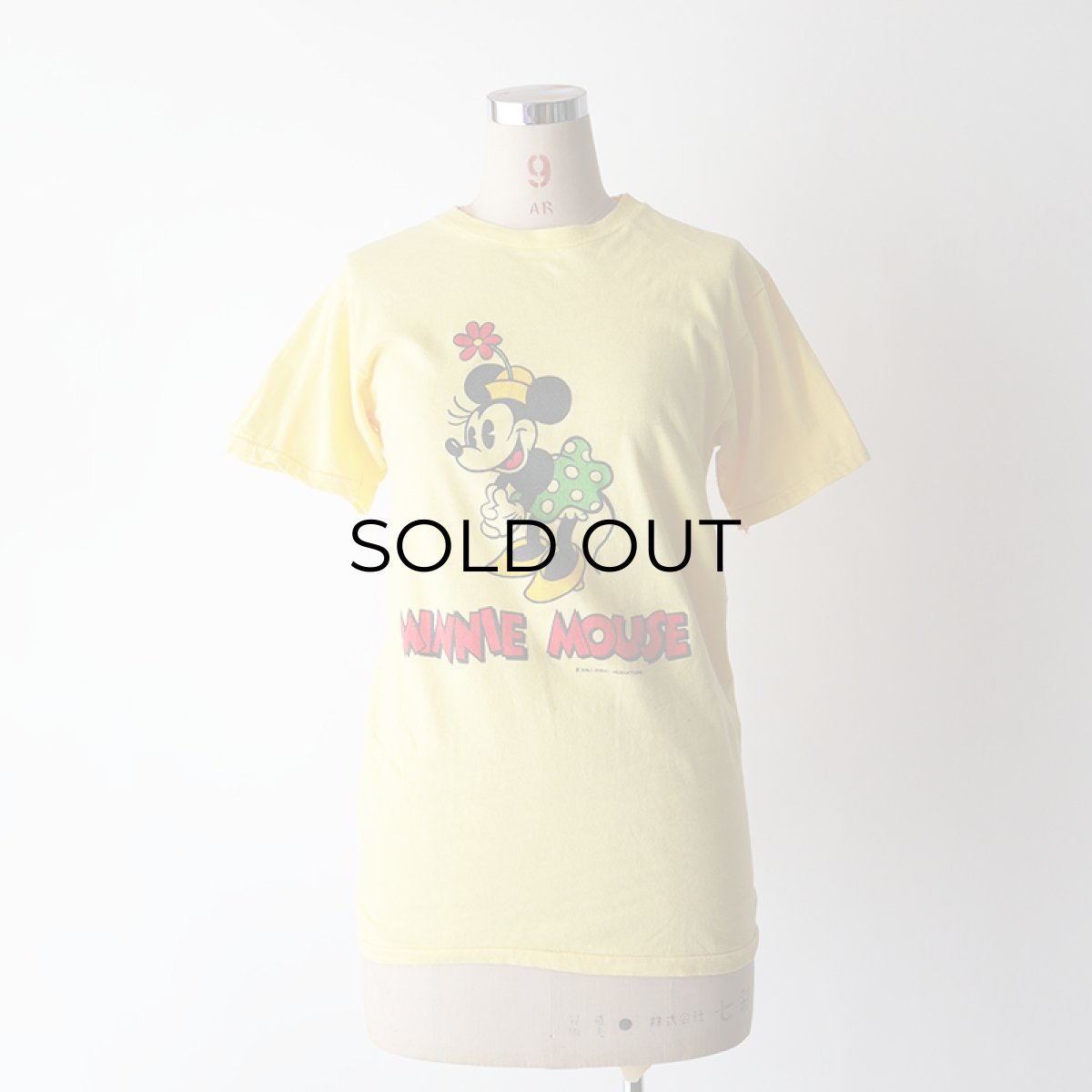 画像11: 70's-80's Walt Disney CHARACTER COTTON W-PRINT S/S TEE "MINNIE MOUSE" (11)