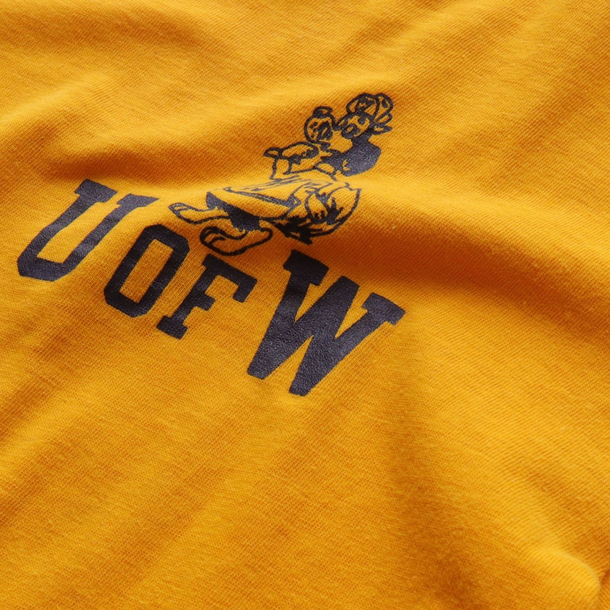 画像6: 70's Champion COTTON PRINT S/S TEE "U OF W" (6)