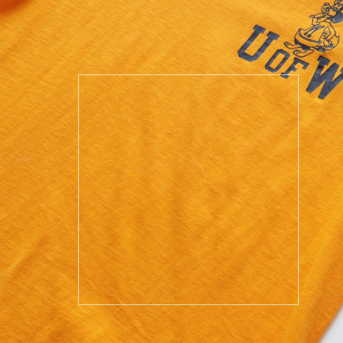 画像8: 70's Champion COTTON PRINT S/S TEE "U OF W" (8)
