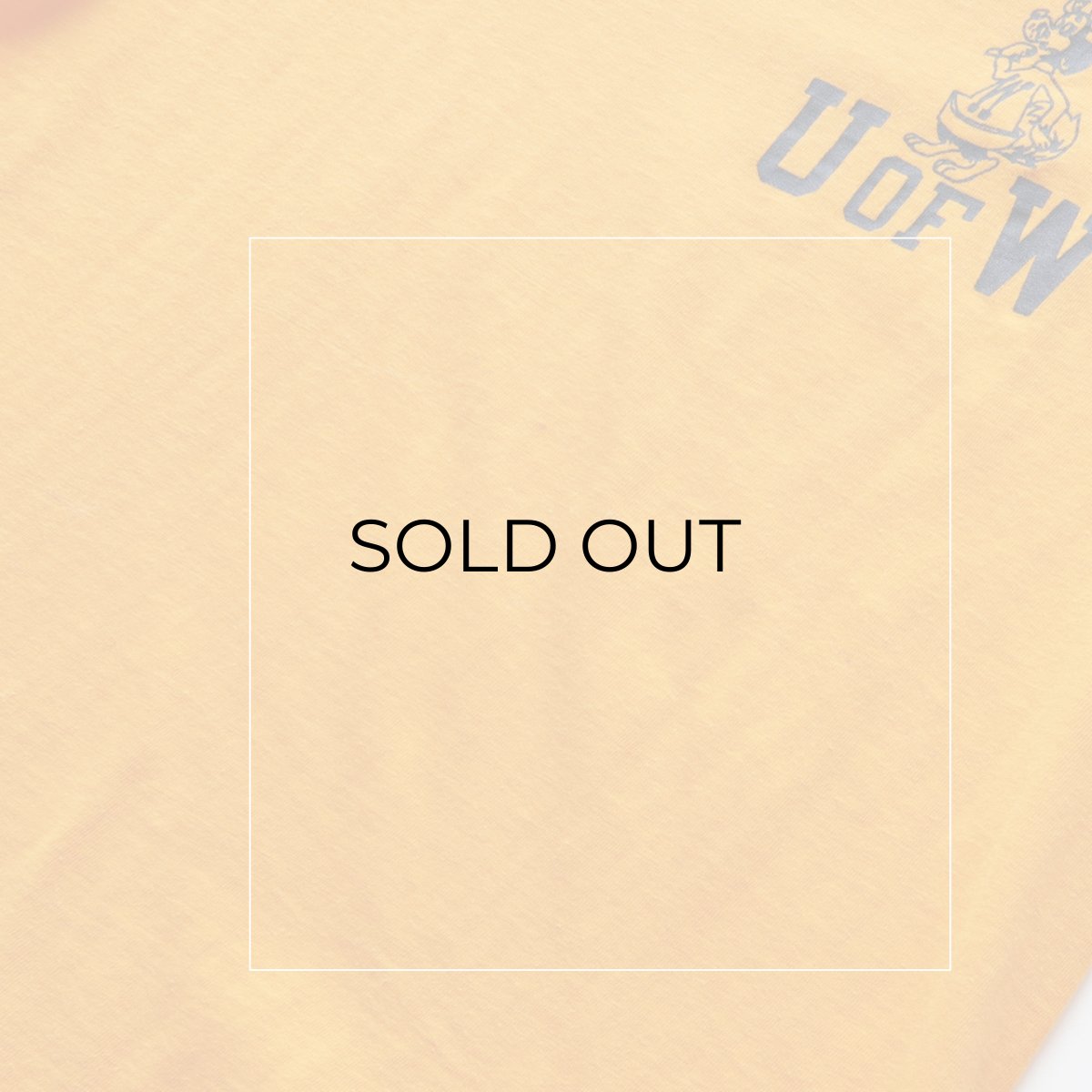 画像8: 70's Champion COTTON PRINT S/S TEE "U OF W" (8)