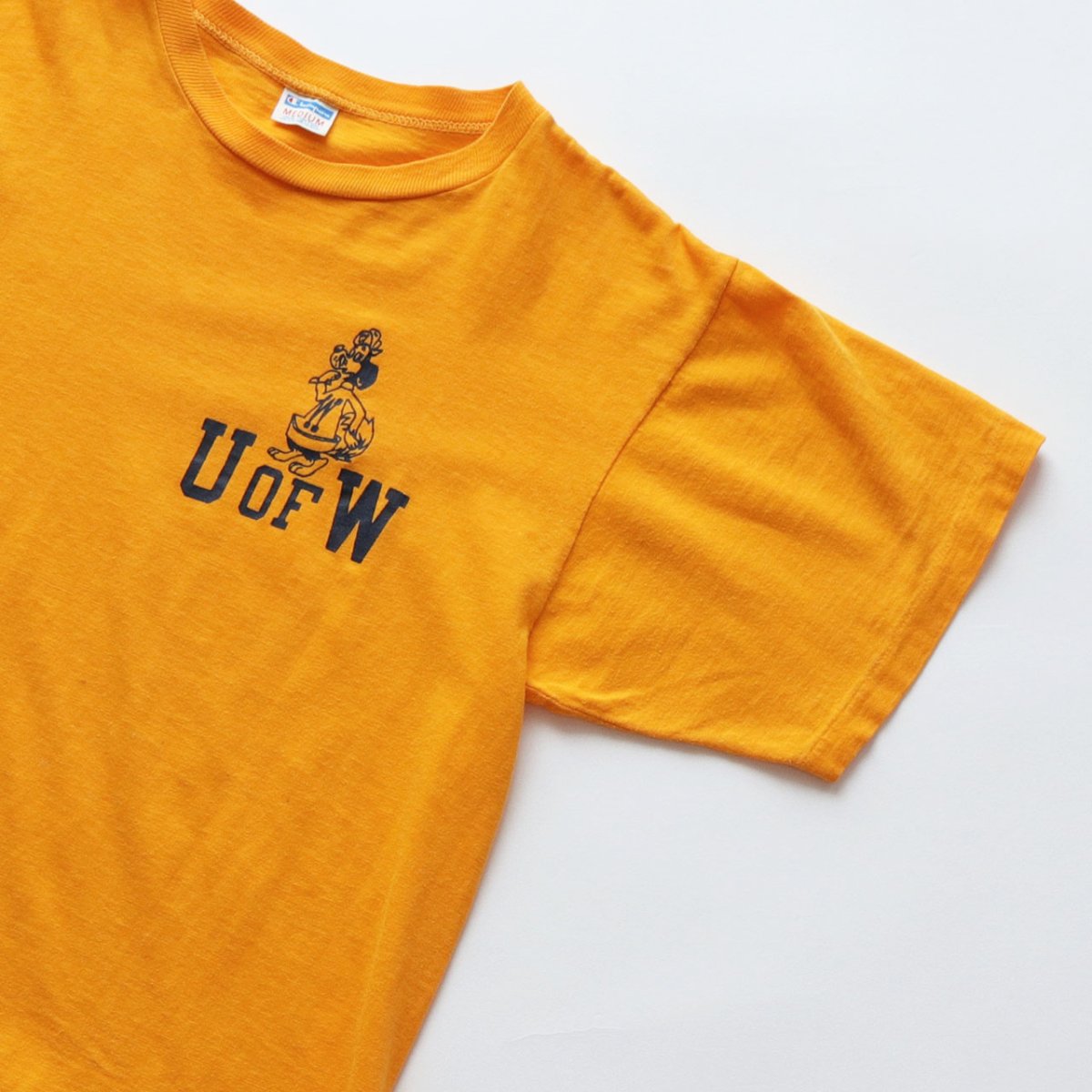 画像3: 70's Champion COTTON PRINT S/S TEE "U OF W" (3)