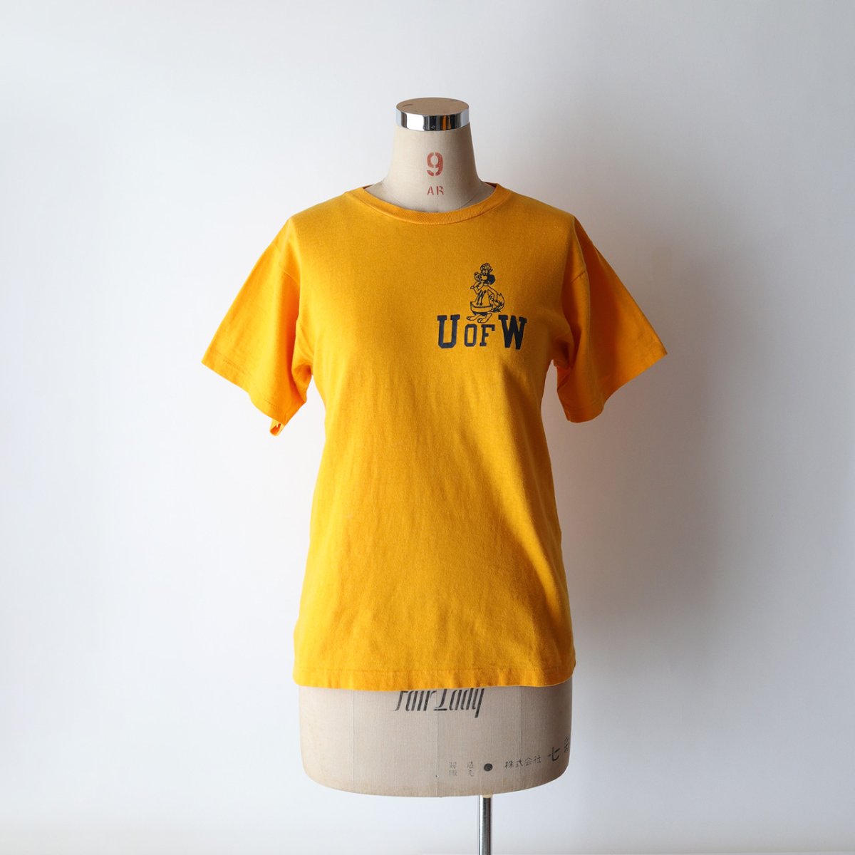 画像9: 70's Champion COTTON PRINT S/S TEE "U OF W" (9)