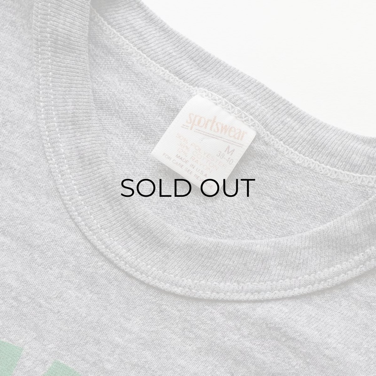 画像6: 80's sportswear  W-PRINT S/S CROPPED TEE "GREENRUN FOOTBALL" (6)