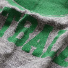 画像7: 80's sportswear  W-PRINT S/S CROPPED TEE "GREENRUN FOOTBALL" (7)