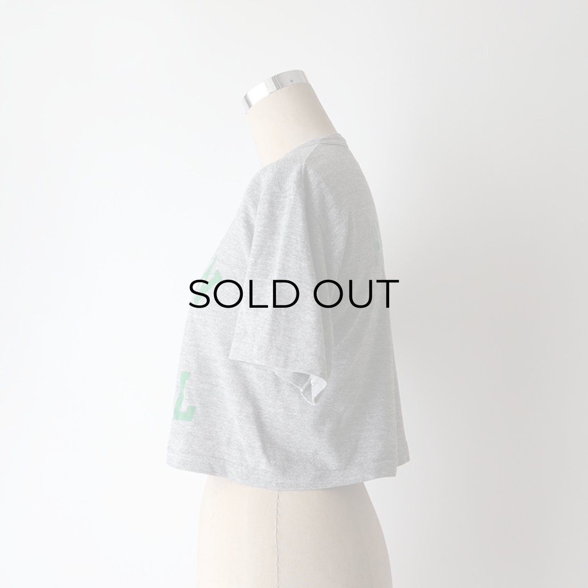 画像9: 80's sportswear  W-PRINT S/S CROPPED TEE "GREENRUN FOOTBALL" (9)