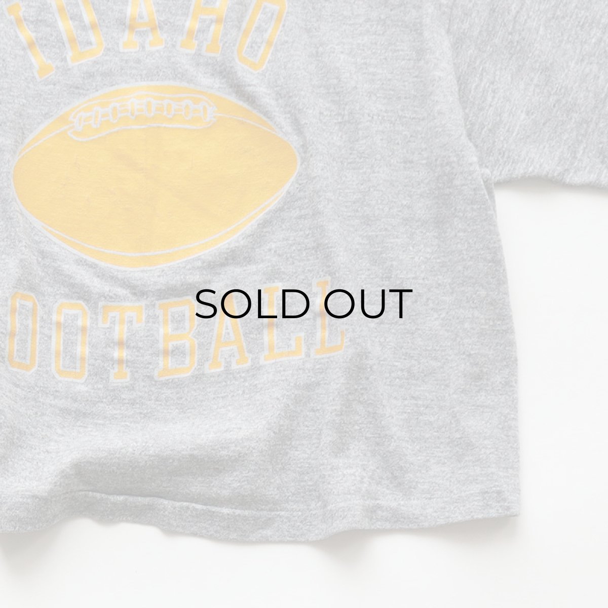 画像4: 70's RUSSELL  PRINT S/S CROPPED TEE "IDAHO FOOTBALL" (4)