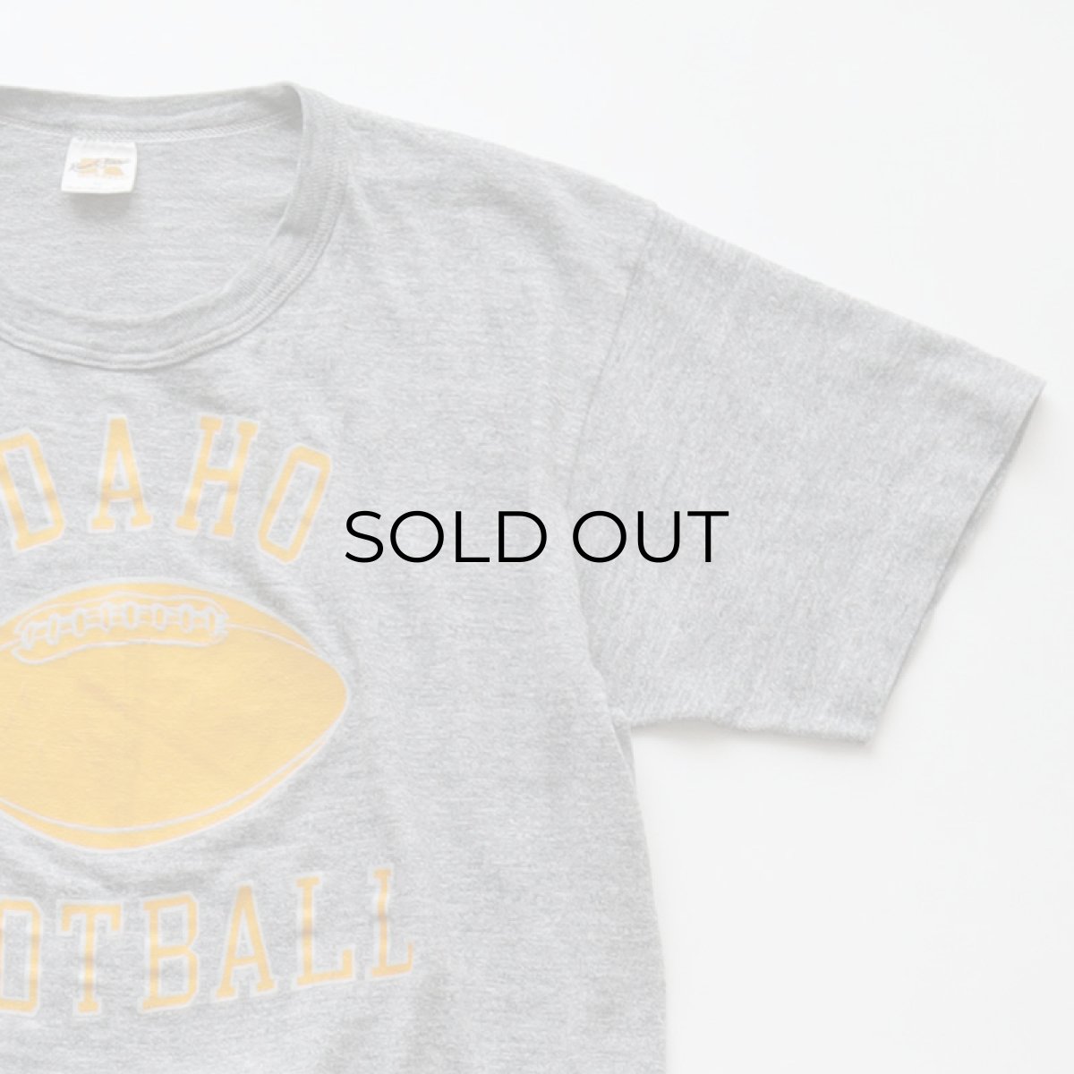 画像3: 70's RUSSELL  PRINT S/S CROPPED TEE "IDAHO FOOTBALL" (3)