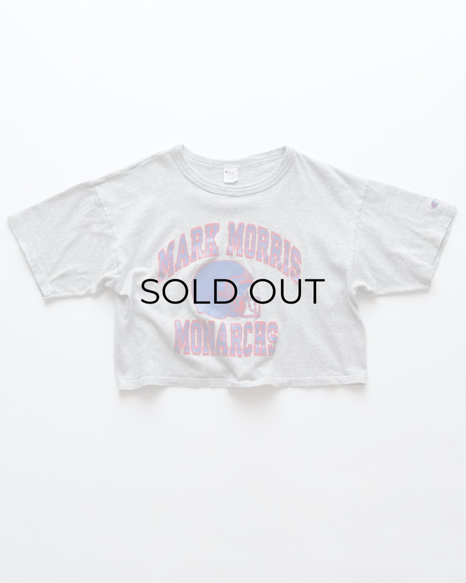 画像1: 80's Champion COTTON RAYON PRINT S/S CROPPED TEE "MARK MORRIS MONARCHS" (1)