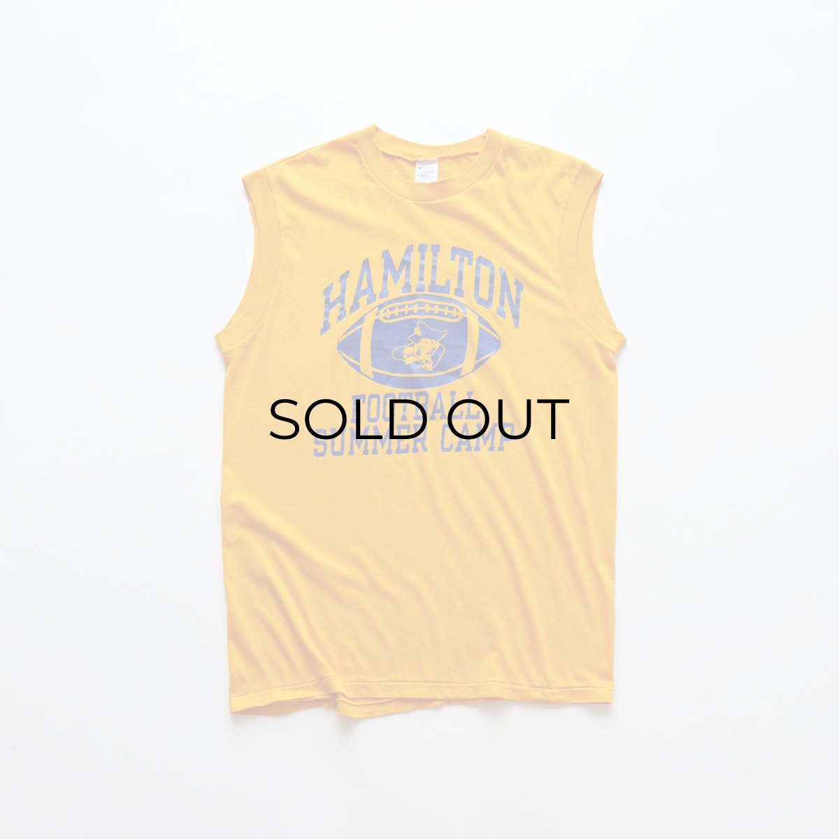 画像1: 80's Champion PRINT N/S TEE "HAMILTON FOOTBALL SUMMER CAMP" (1)