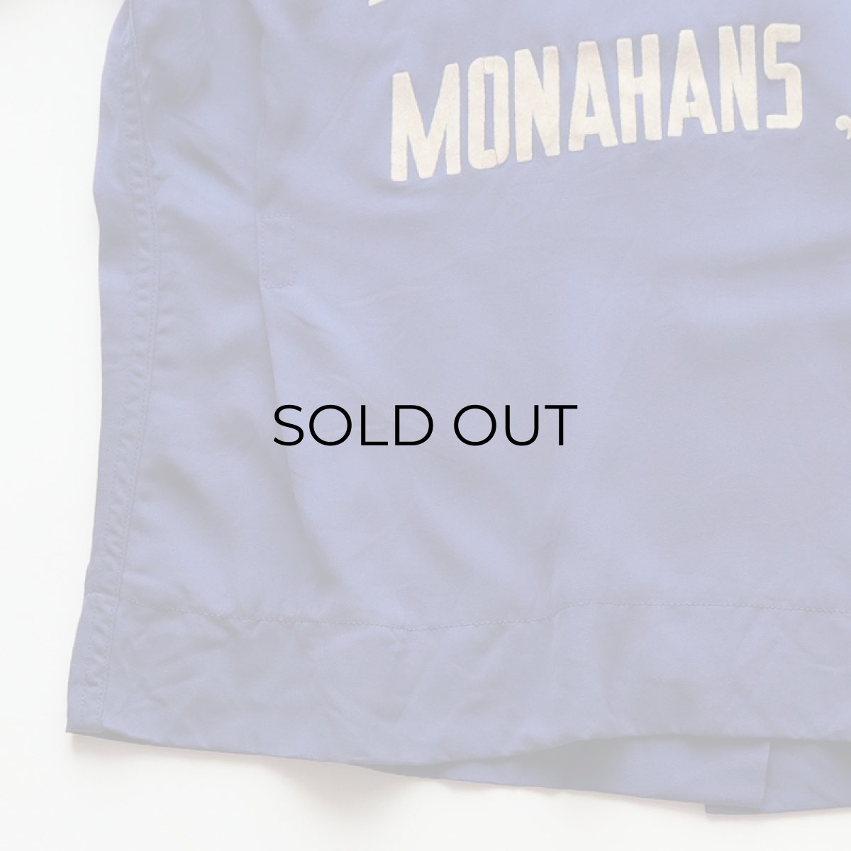 画像6: 50's NAT NAST RAYON BACK FLOCK PRINT S/S OPEN COLLAR WOMEN'S BOWLING SHIRT "First National Bank" (6)