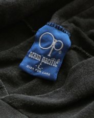 画像10: 80's Ocean Pacific COTTON W-PRINT N/S HOODED TEE "MADE IN USA" (10)