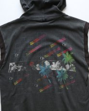 画像5: 80's Ocean Pacific COTTON W-PRINT N/S HOODED TEE "MADE IN USA" (5)