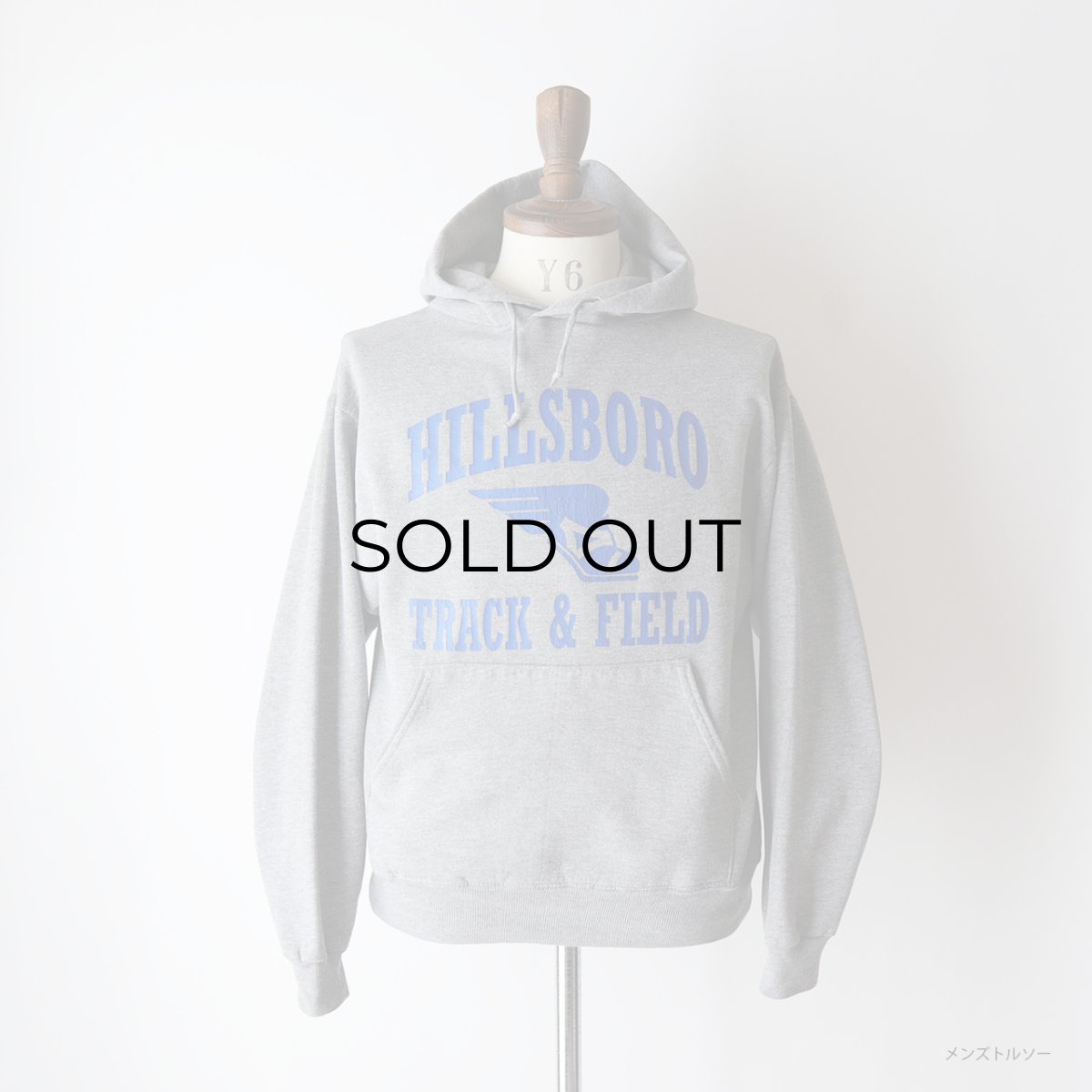 画像10: 80's UNKNOWN BRAND PRINT SWEAT PULLOVER PARKA "HILLSBORO TRACK & FIELD" (10)