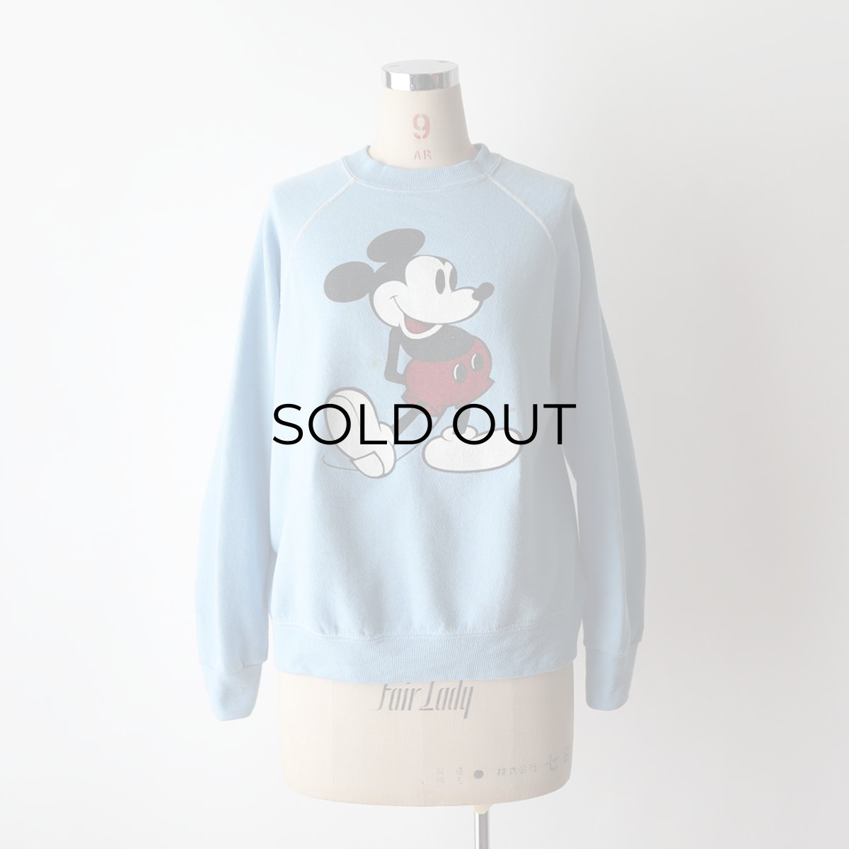 画像12: 80's Disney CASUALS "MICKEY" PRINT CREW NECK SWEAT (12)