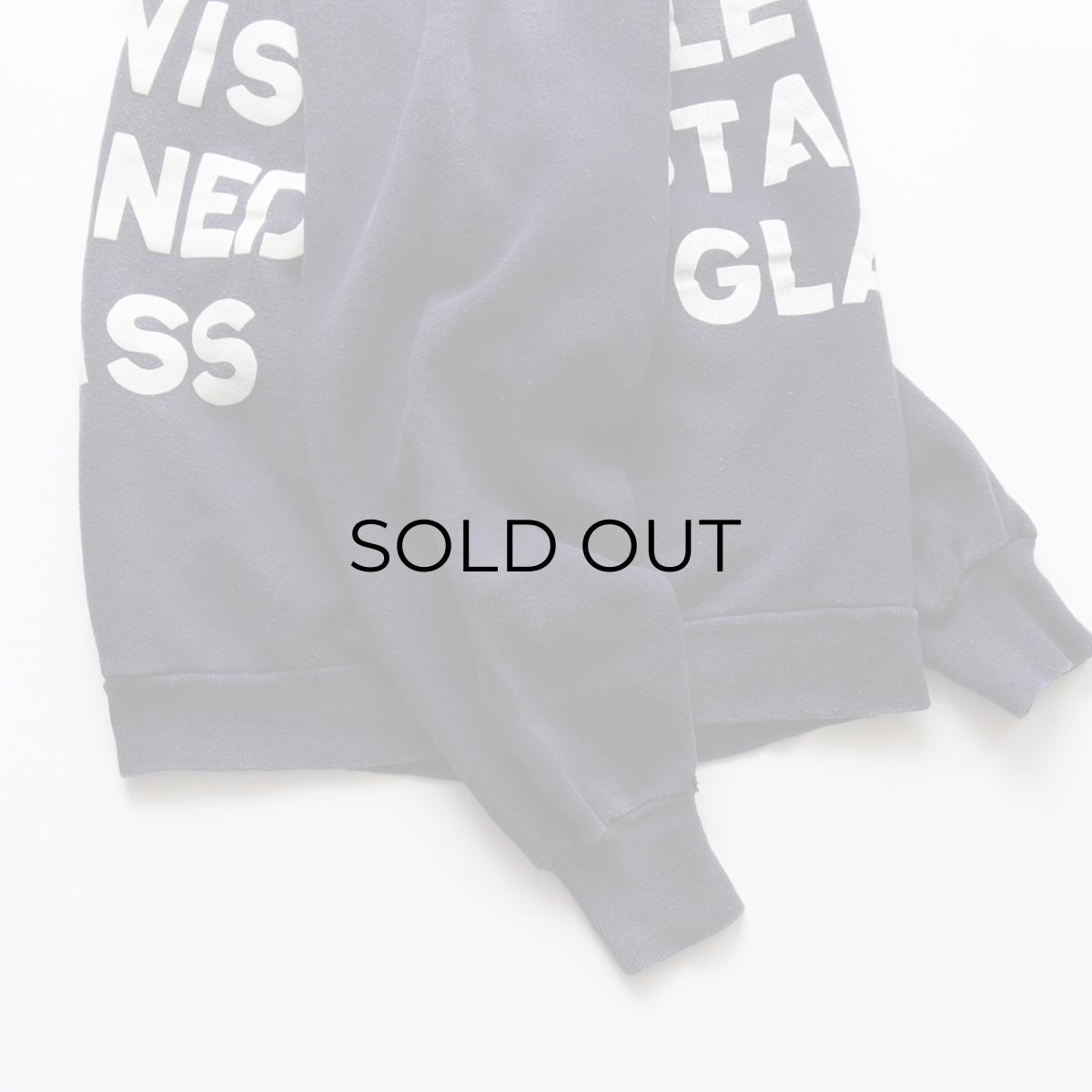 画像9: 60's UNKNOWN BRAND COTTON W-PRINT CREW NECK SWEAT "LEWIS STAINED GLASS" (9)