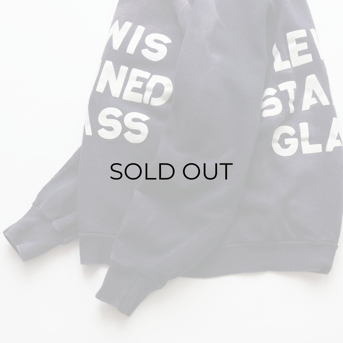 画像7: 60's UNKNOWN BRAND COTTON W-PRINT CREW NECK SWEAT "LEWIS STAINED GLASS" (7)