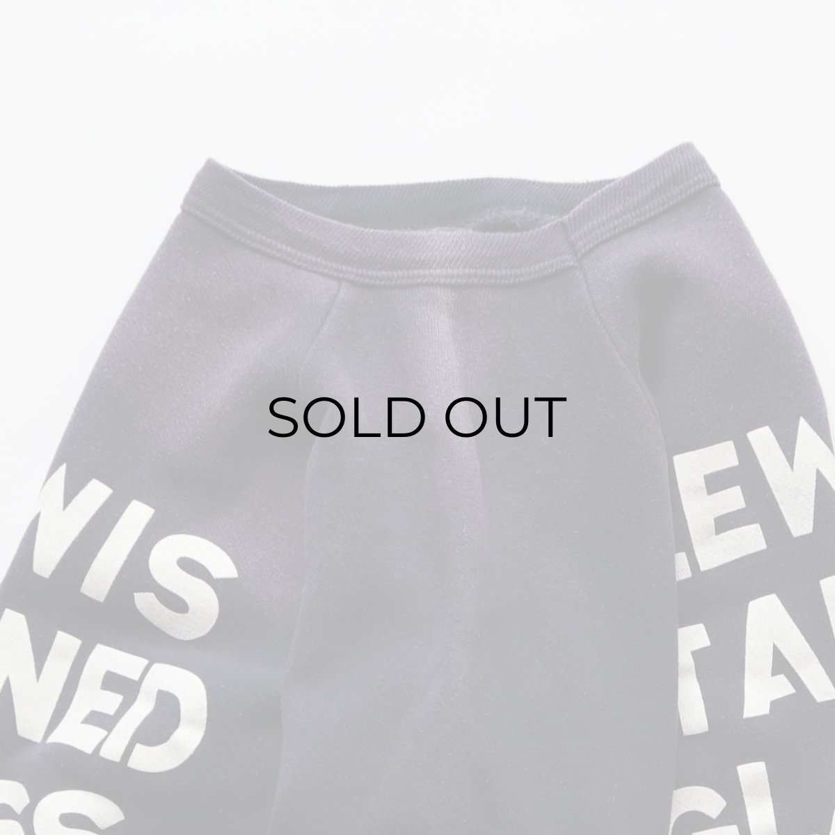 画像11: 60's UNKNOWN BRAND COTTON W-PRINT CREW NECK SWEAT "LEWIS STAINED GLASS" (11)