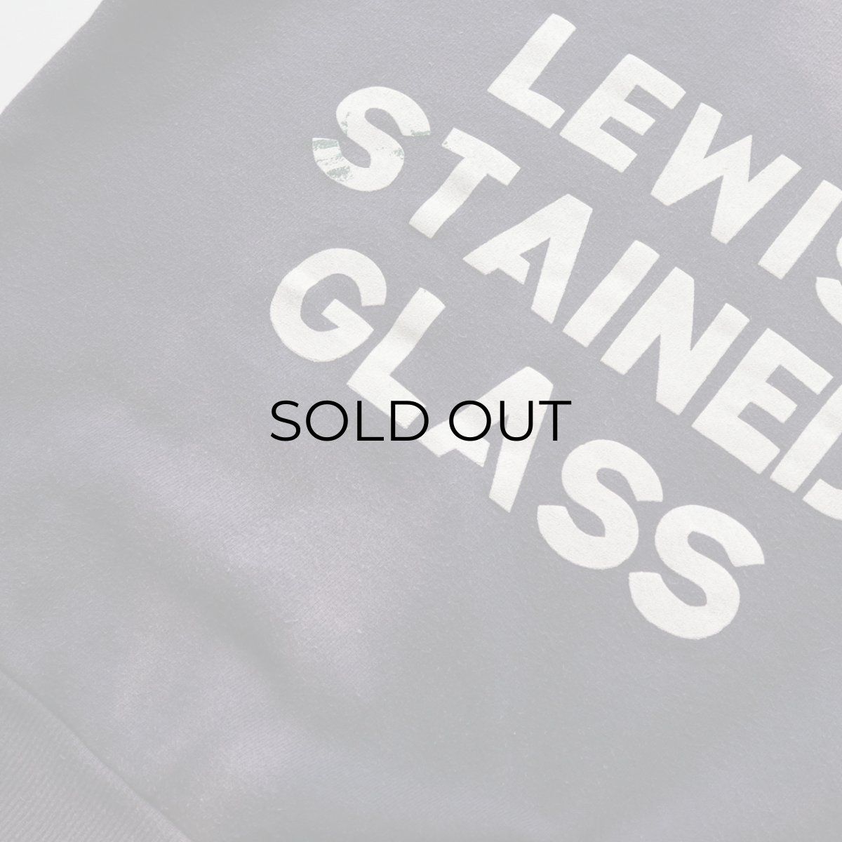 画像5: 60's UNKNOWN BRAND COTTON W-PRINT CREW NECK SWEAT "LEWIS STAINED GLASS" (5)