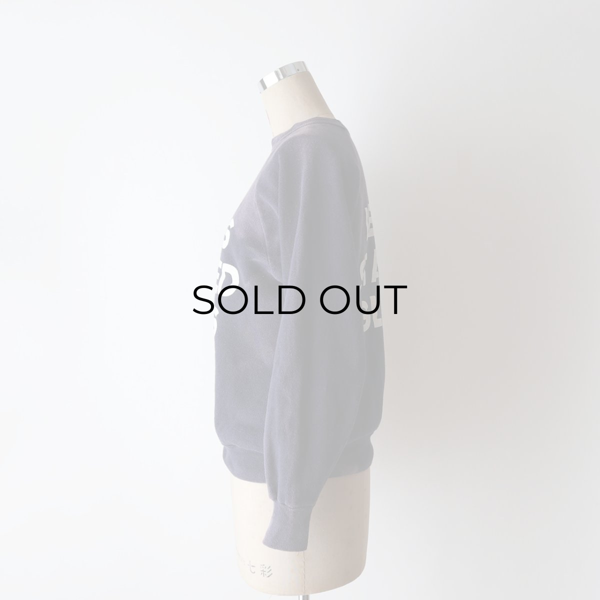 画像14: 60's UNKNOWN BRAND COTTON W-PRINT CREW NECK SWEAT "LEWIS STAINED GLASS" (14)