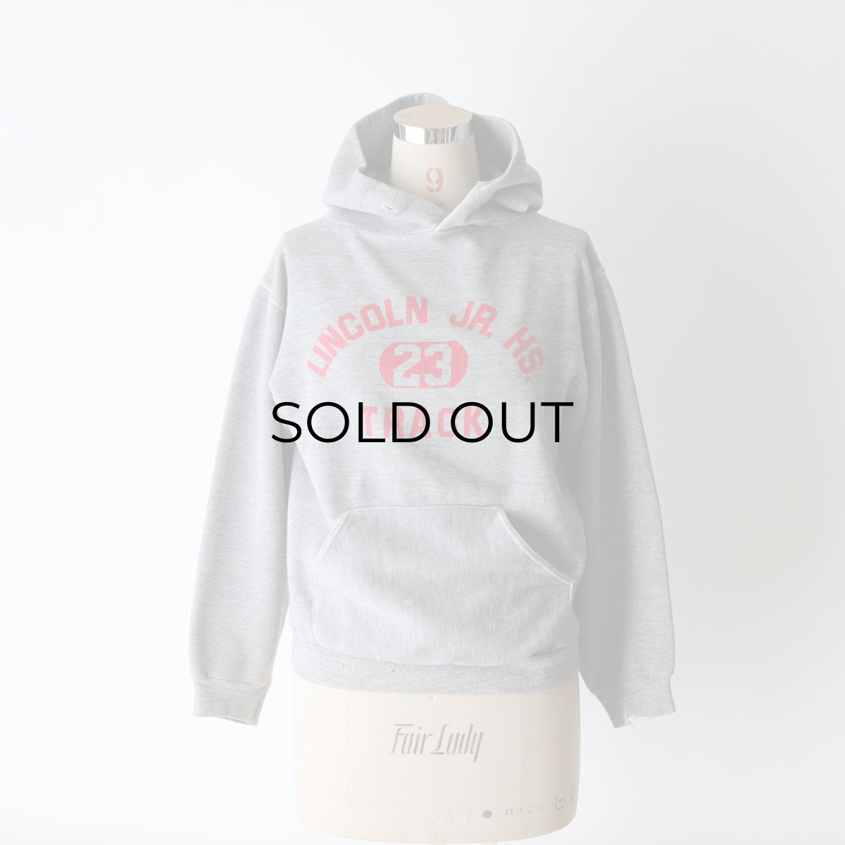 画像12: 〜80's RUSSELL PRINT SWEAT PULLOVER PARKA "LINCOLN JR. HS." "MADE IN USA" (12)