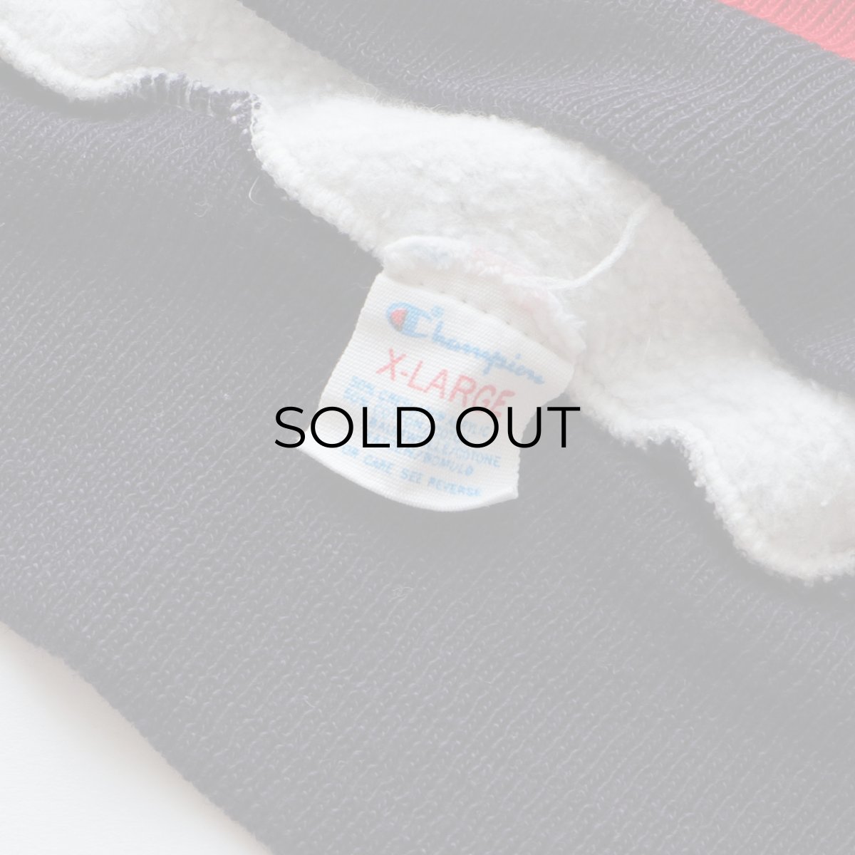 画像9: 80's Champion PRINT SWEAT PULLOVER PARKA "TOMAHAWKS" "MADE IN USA" (9)