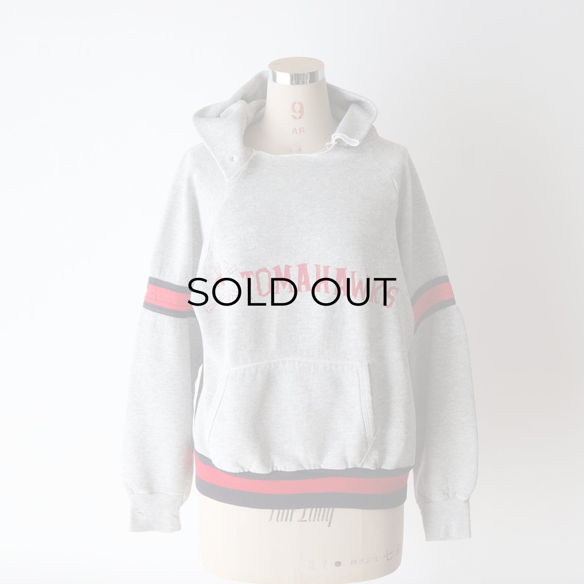 画像11: 80's Champion PRINT SWEAT PULLOVER PARKA "TOMAHAWKS" "MADE IN USA" (11)