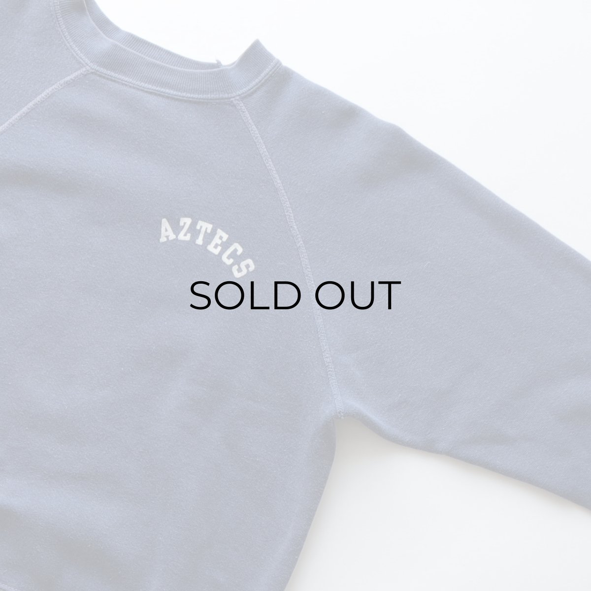 画像3: 〜70's UNKNOWN BRAND COTTON PRINT CREW NECK SWEAT "AZTECS" (3)