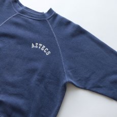 画像3: 〜70's UNKNOWN BRAND COTTON PRINT CREW NECK SWEAT "AZTECS" (3)