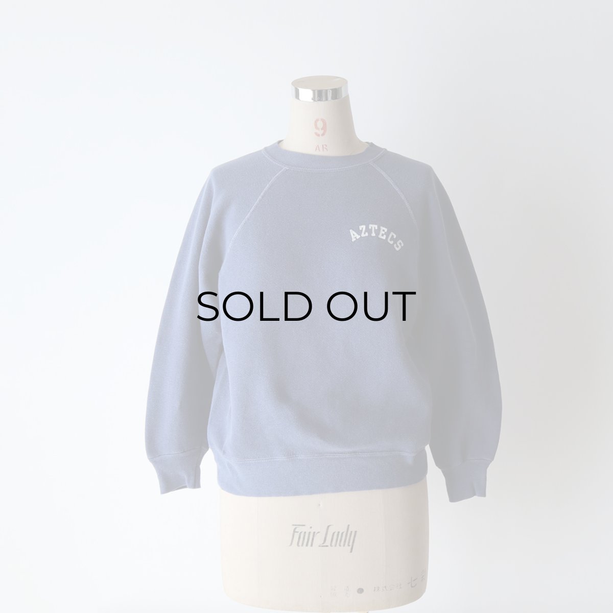 画像7: 〜70's UNKNOWN BRAND COTTON PRINT CREW NECK SWEAT "AZTECS" (7)