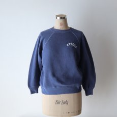 画像7: 〜70's UNKNOWN BRAND COTTON PRINT CREW NECK SWEAT "AZTECS" (7)