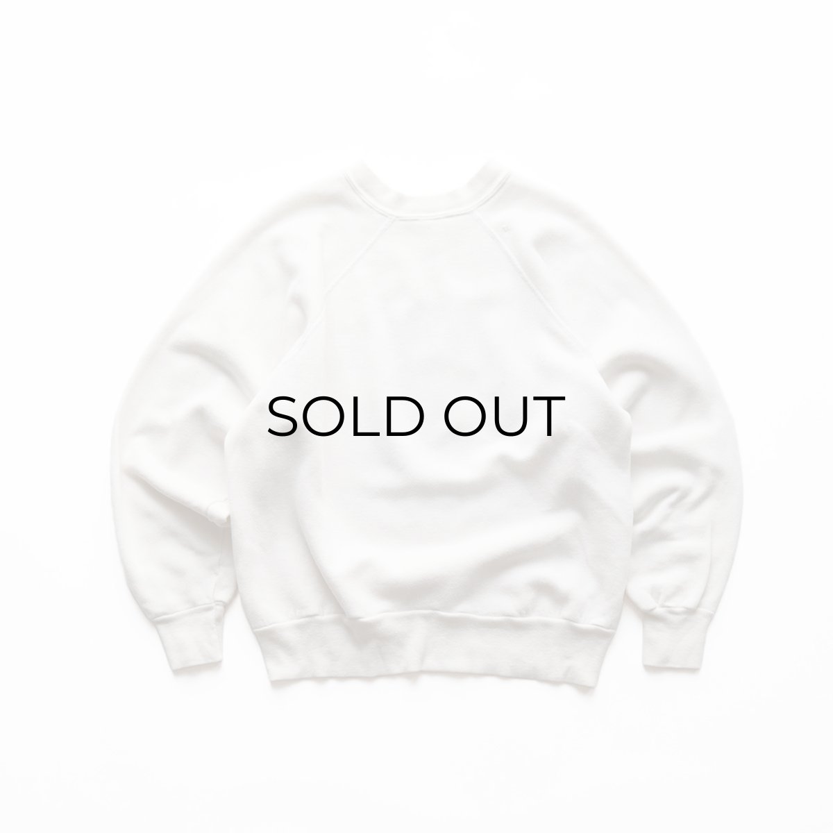 画像2: 〜80's UNKNOWN BRAND PRINT CREW NECK SWEAT "KANSAS JAYHAWKS" (2)