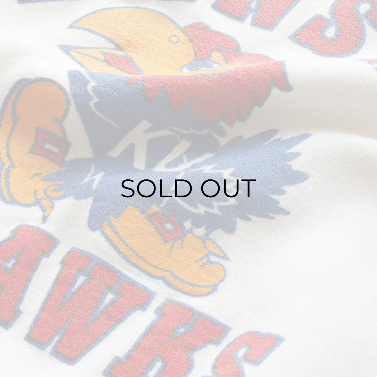 画像5: 〜80's UNKNOWN BRAND PRINT CREW NECK SWEAT "KANSAS JAYHAWKS" (5)