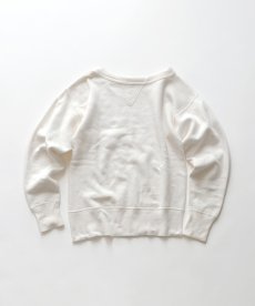 画像1: 60's UNKNOWN BRAND COTTON PLAIN FRONT V CREW NECK SWEAT (1)