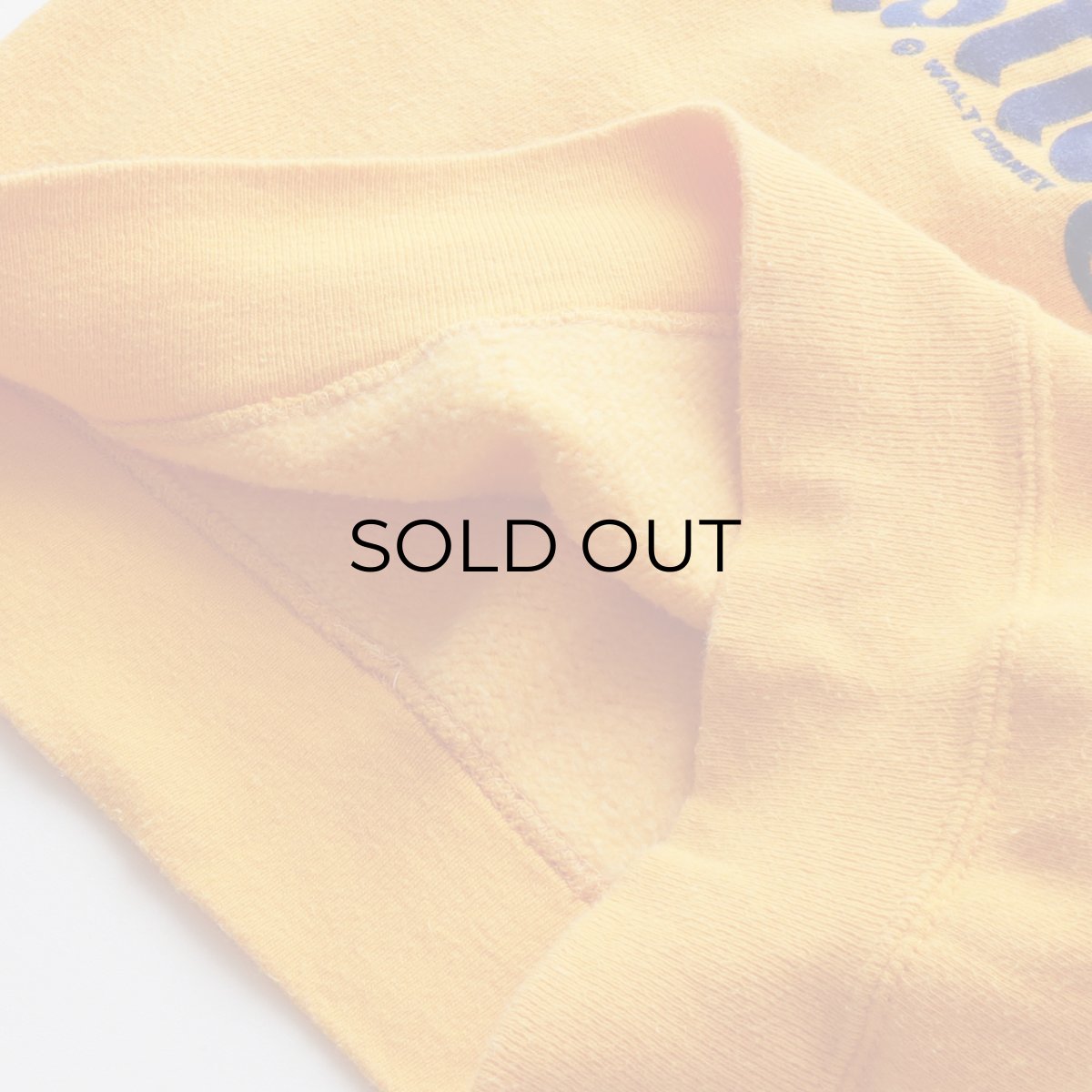 画像7: 70's Disneyland FLOCK PRINT CREW NECK SWEAT "Disneyland" "MADE IN USA" (7)