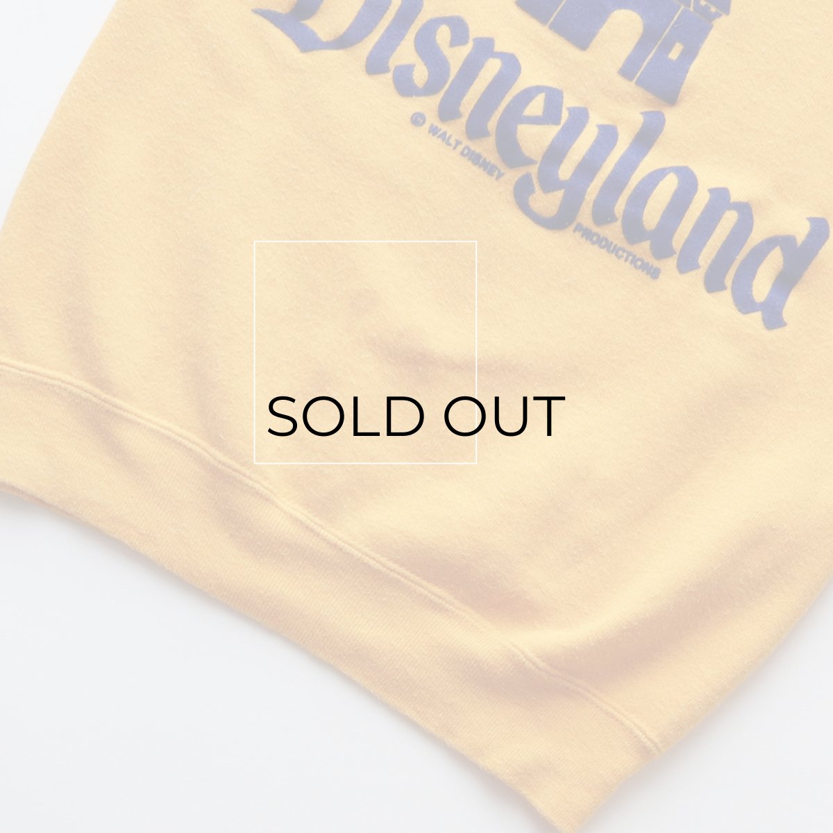 画像8: 70's Disneyland FLOCK PRINT CREW NECK SWEAT "Disneyland" "MADE IN USA" (8)