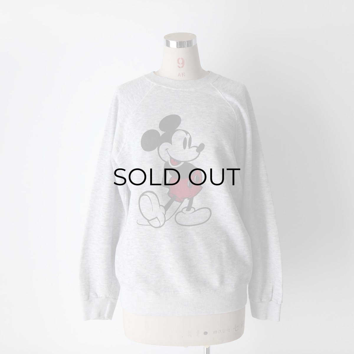 画像8: 80's Disney CASUALS "MICKEY" PRINT CREW NECK SWEAT (8)