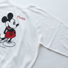 画像3: 〜80's UNKNOWN BRAND MICKEY PRINT CREW NECK SWEAT "Florida" (3)