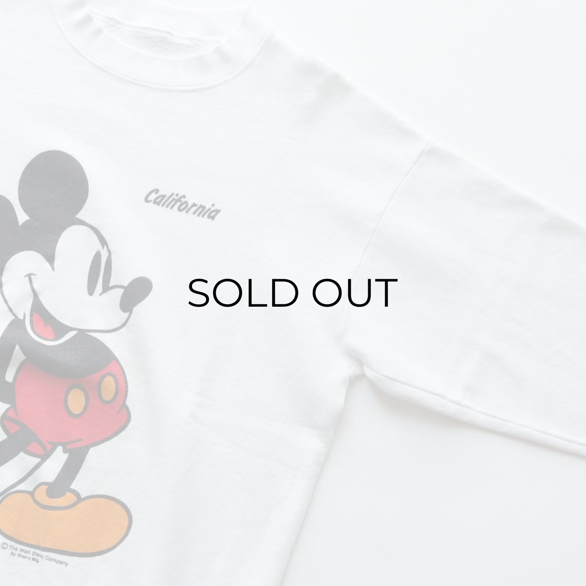 画像3: 80's Sherry MICKEY PRINT CREW NECK SWEAT "California" (3)