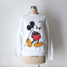 画像12: 80's Sherry MICKEY PRINT CREW NECK SWEAT "California" (12)