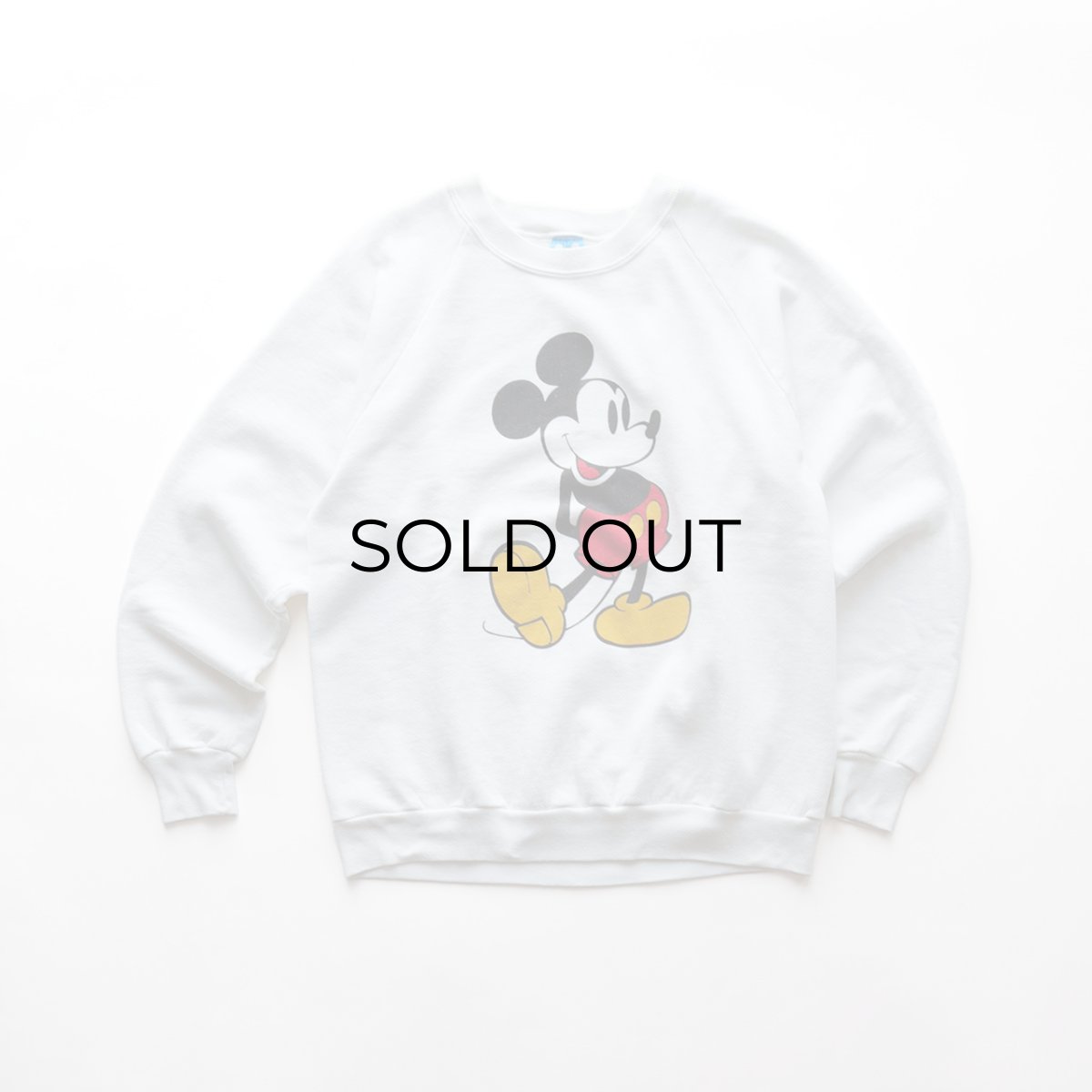 画像1: 80's Disney CHARACTER FASHIONS "MICKEY" PRINT CREW NECK SWEAT "MADE IN USA" (1)