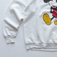 画像4: 80's Disney CHARACTER FASHIONS "MICKEY" PRINT CREW NECK SWEAT "MADE IN USA" (4)