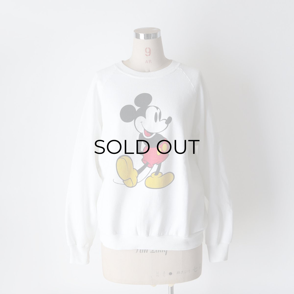 画像10: 80's Disney CHARACTER FASHIONS "MICKEY" PRINT CREW NECK SWEAT "MADE IN USA" (10)