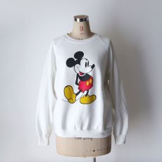 画像10: 80's Disney CHARACTER FASHIONS "MICKEY" PRINT CREW NECK SWEAT "MADE IN USA" (10)