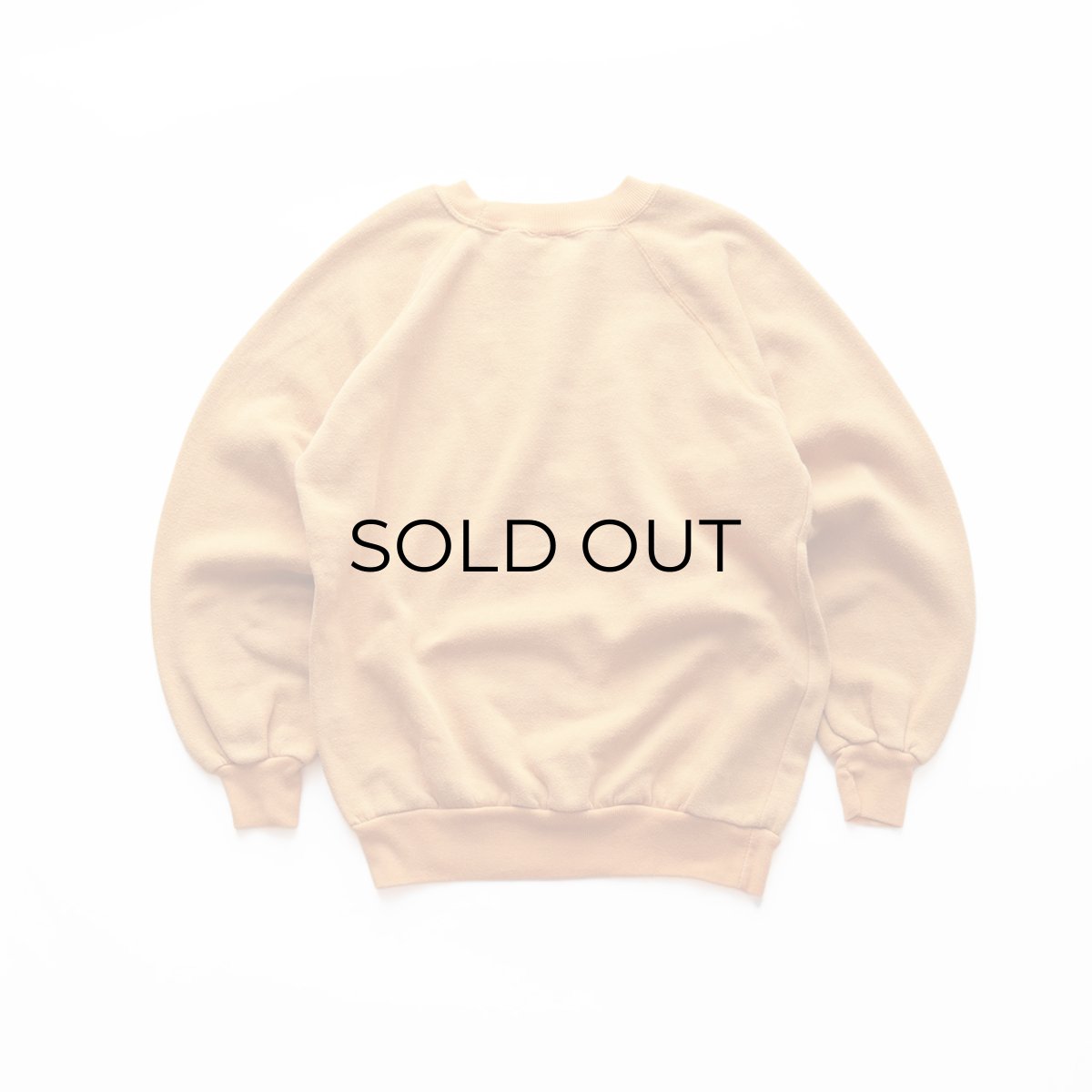 画像2: 〜80's UNKNOWN BRAND PRINT CREW NECK SWEAT "UNIVERSITE DE PARIS" "fabrique au Portugal" (2)