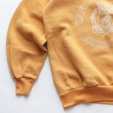 画像4: 〜80's UNKNOWN BRAND PRINT CREW NECK SWEAT "UNIVERSITE DE PARIS" "fabrique au Portugal" (4)