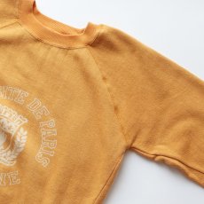 画像3: 〜80's UNKNOWN BRAND PRINT CREW NECK SWEAT "UNIVERSITE DE PARIS" "fabrique au Portugal" (3)