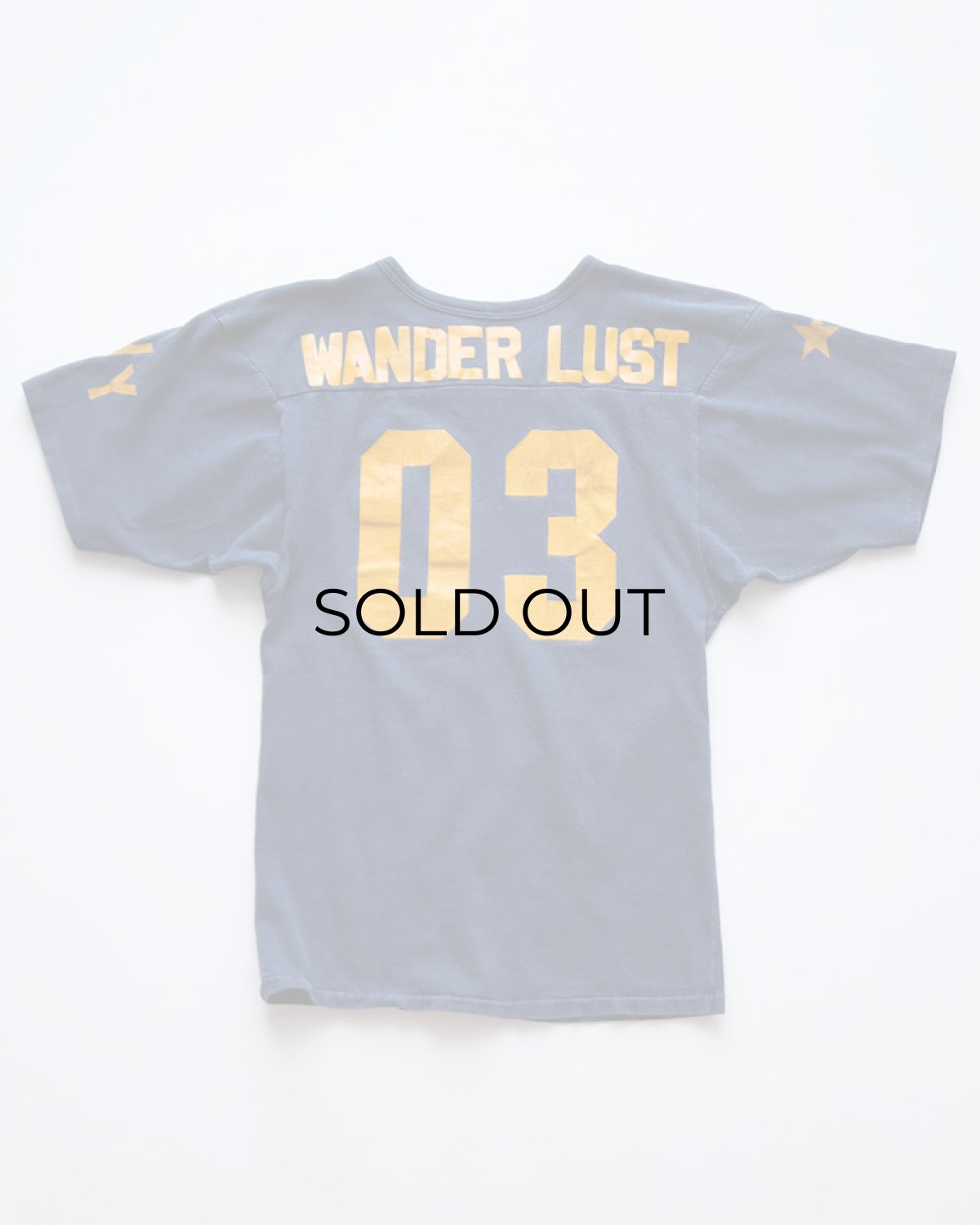 画像4: 80's UNKNOWN BRAND COTTON W-PRINT S/S V NECK FOOTBALL TEE "WILKERSON'S PANTHERS" (4)