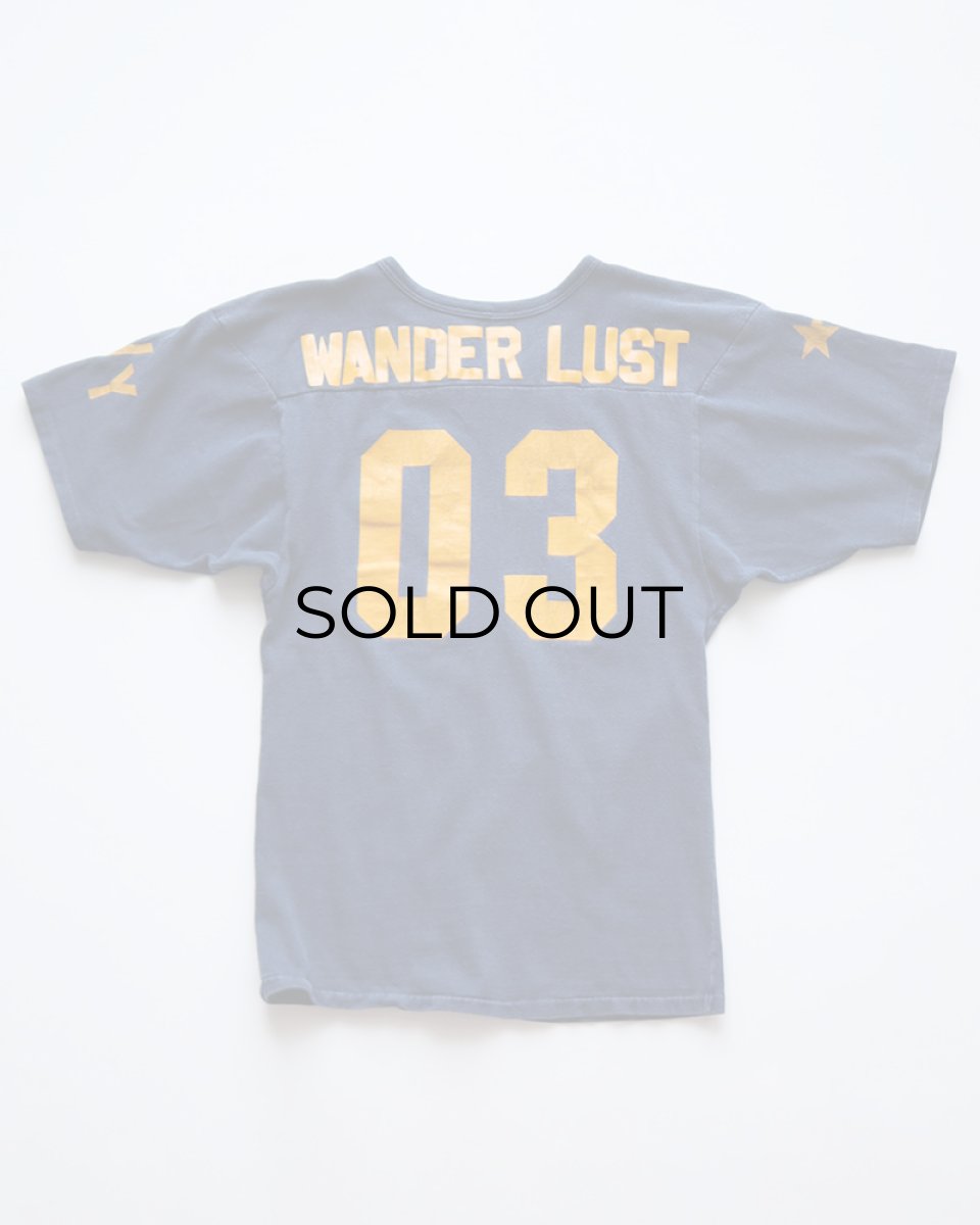 画像4: 80's UNKNOWN BRAND COTTON W-PRINT S/S V NECK FOOTBALL TEE "WILKERSON'S PANTHERS" (4)